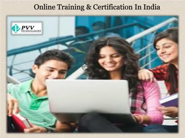 Online Training & Certification In India