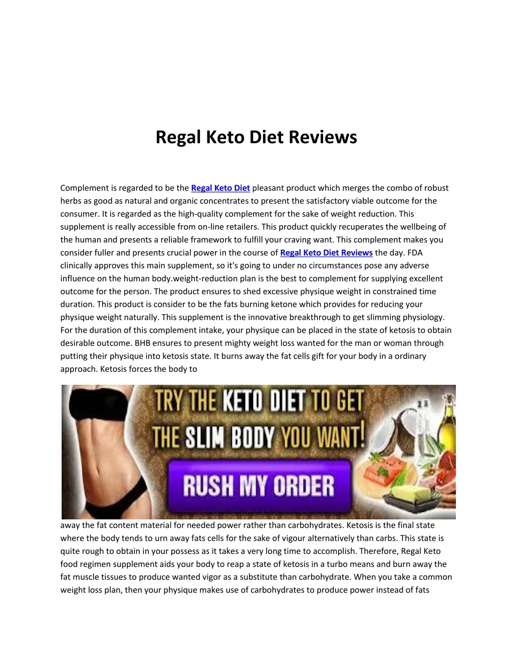 regal keto diet reviews