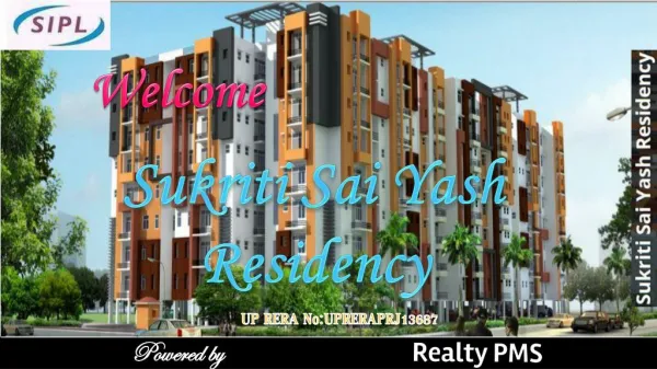 Sukriti Sai Yash Residency | Realty PMS | Lucknow Property 9621132076 | Faizabad Road (8447896999)