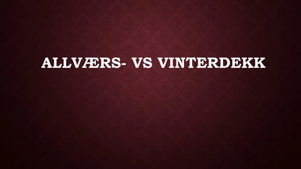 allv rs vs vinterdekk