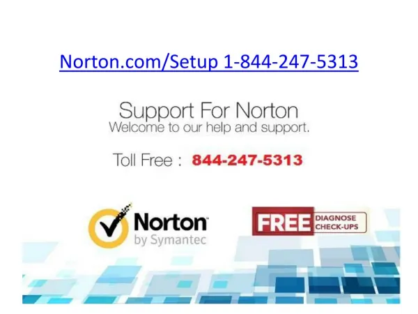 Norton my account | 1-844-247-5313 | Norton.com/Setup