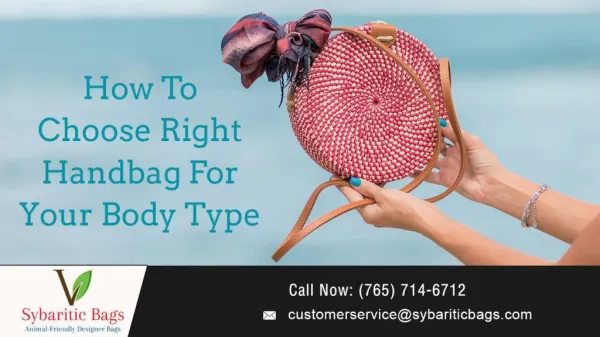 How To Choose Right Handbag For Your Body Type