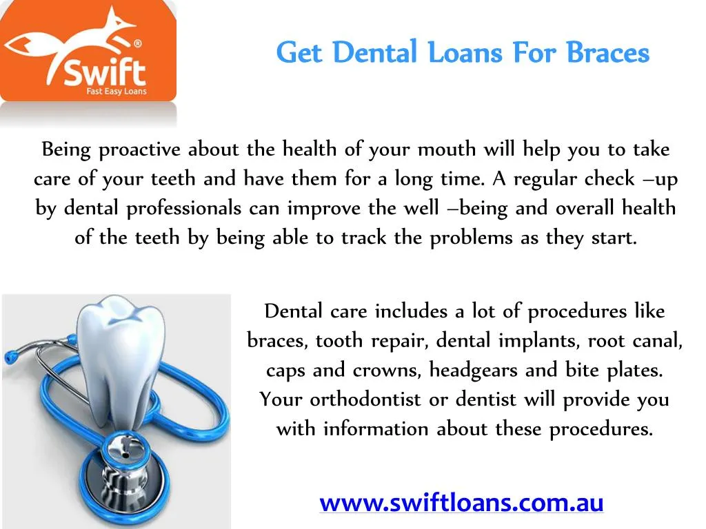 get dental loans for braces