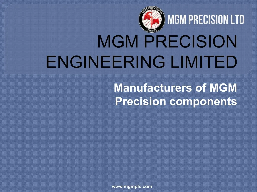 mgm precision engineering limited