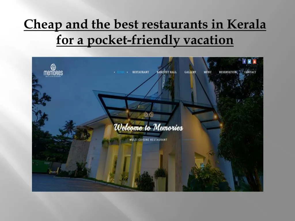 cheap and the best restaurants in kerala