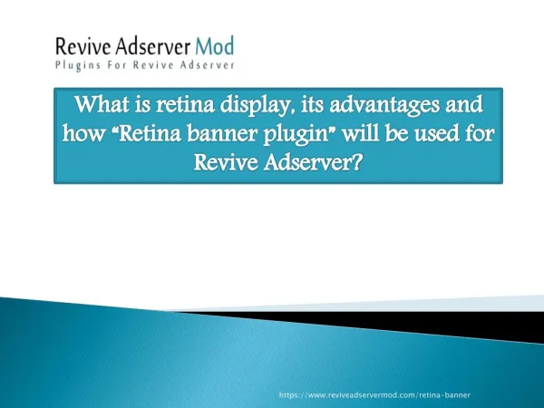 How Retina banner plugin can be used for revive adserver?