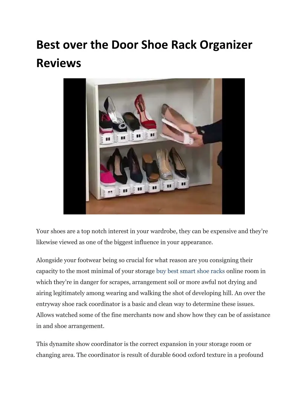 best over the door shoe rack organizer reviews