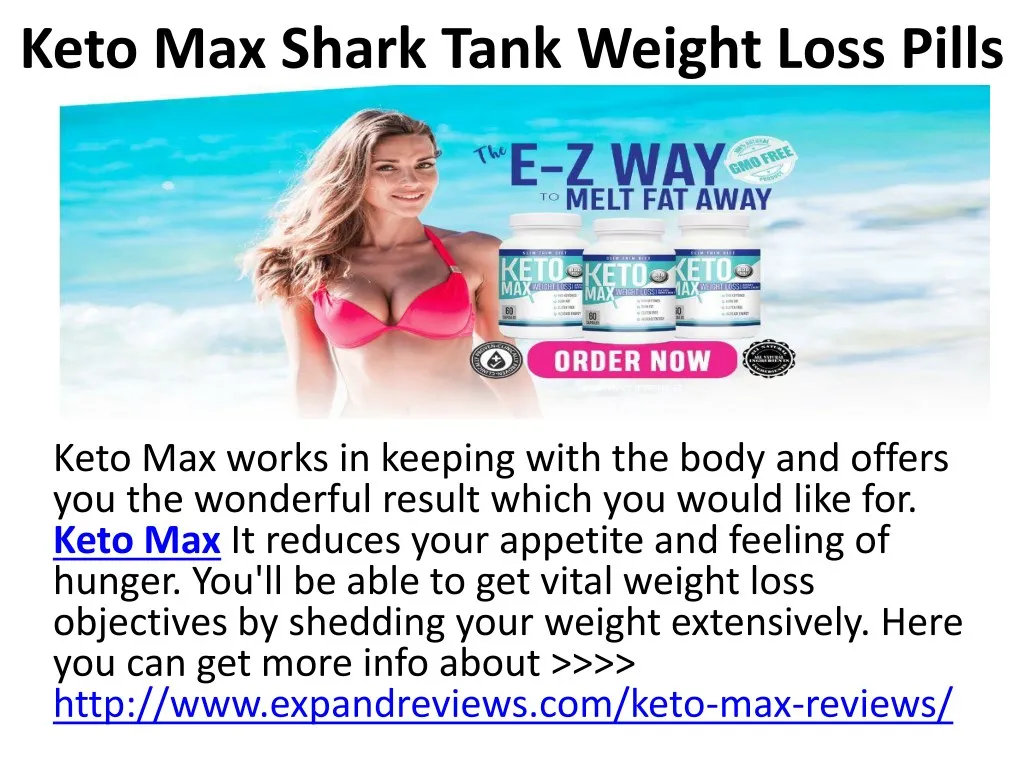 keto max shark tank weight loss pills