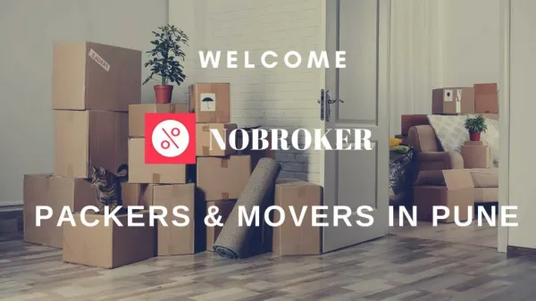Nobroker-Packers and Movers Pune Charges