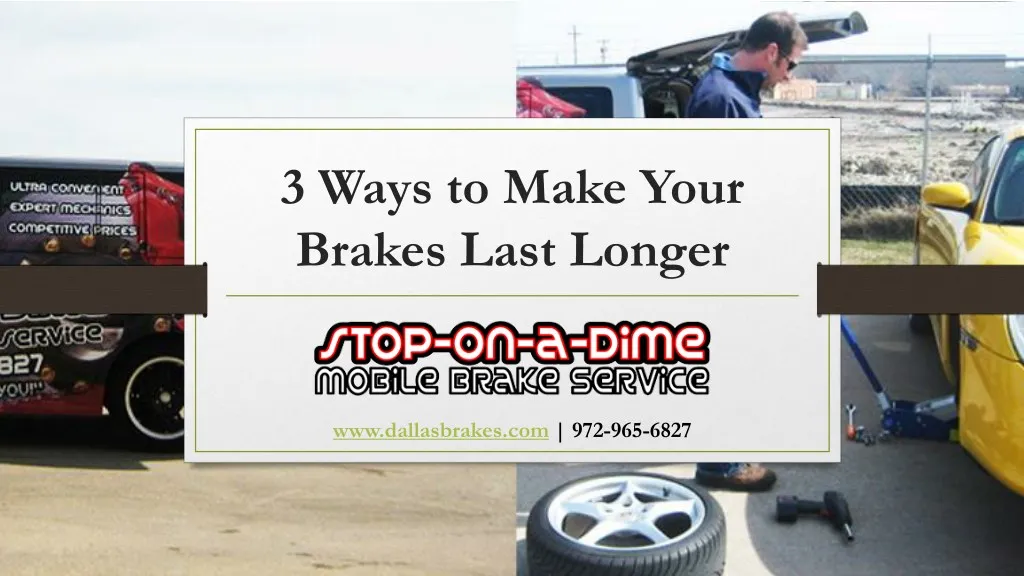 3 ways to make your brakes last longer