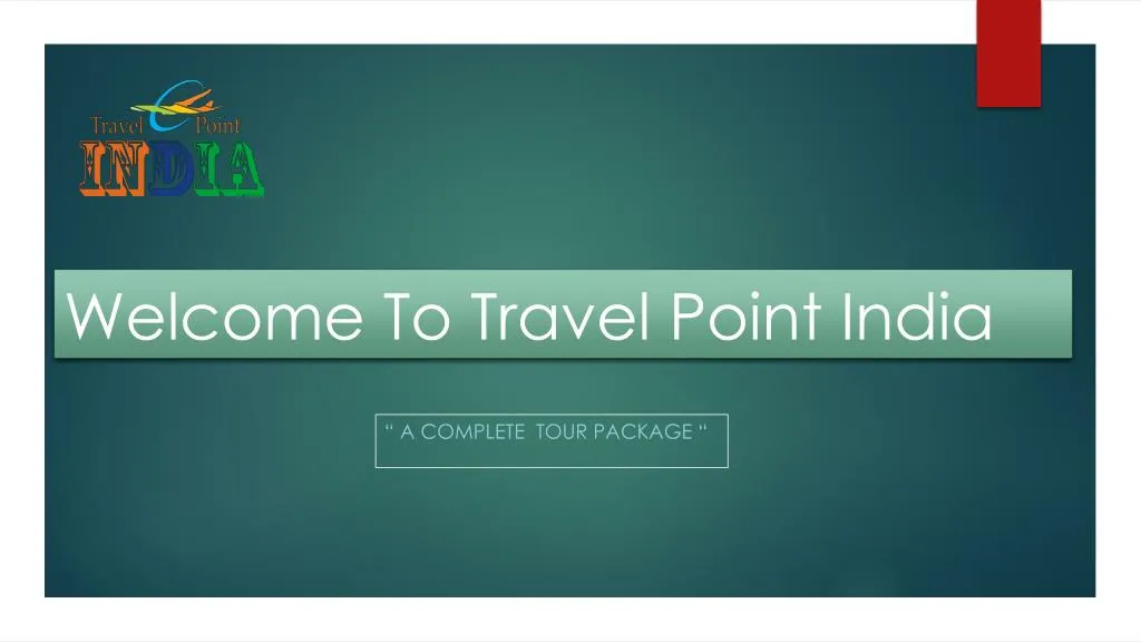 welcome to travel point india