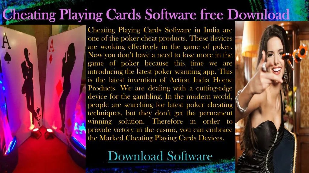 cheating playing cards software free download