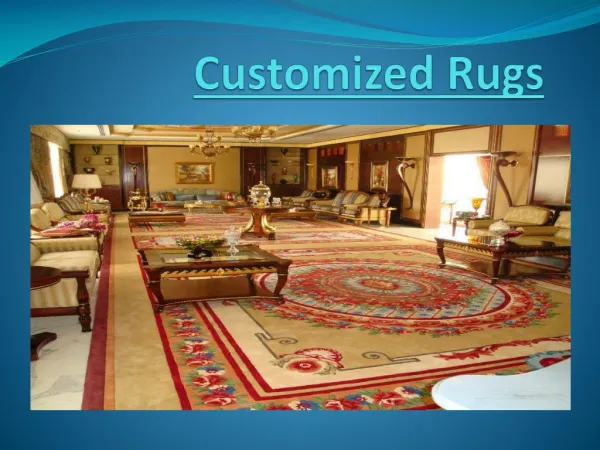 Customized Rugs Dubai