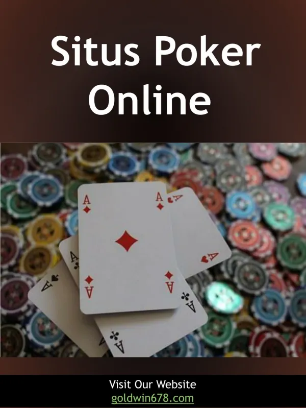 Situs Poker Online