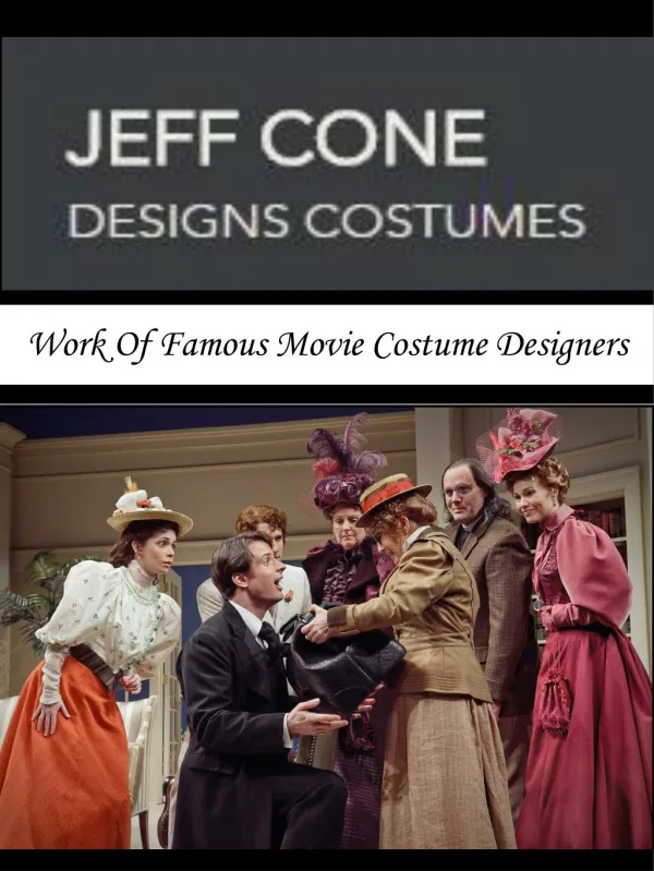 Work Of Famous Movie Costume Designers