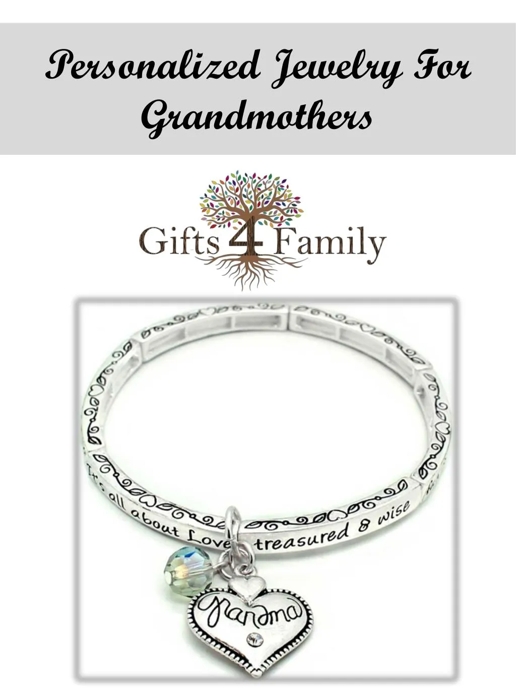 personalized jewelry for grandmothers