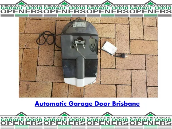 Automatic Garage Door Brisbane
