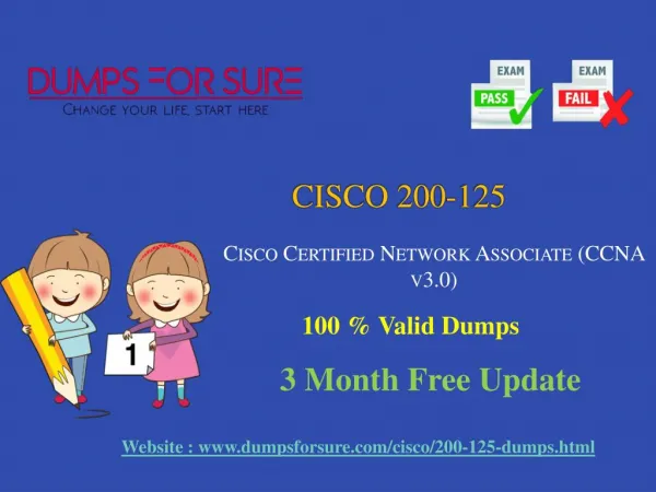 Valid Cisco 200-125 dumps a real questions for exam success
