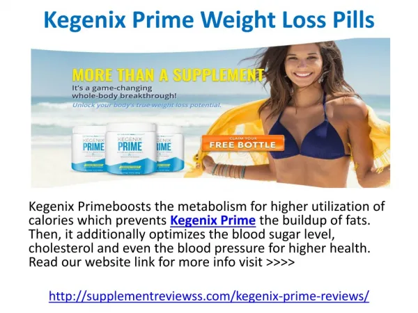Kegenix Prime Weight Loss Pills Does It Really Work?