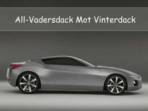 all vadersdack mot vinterdack