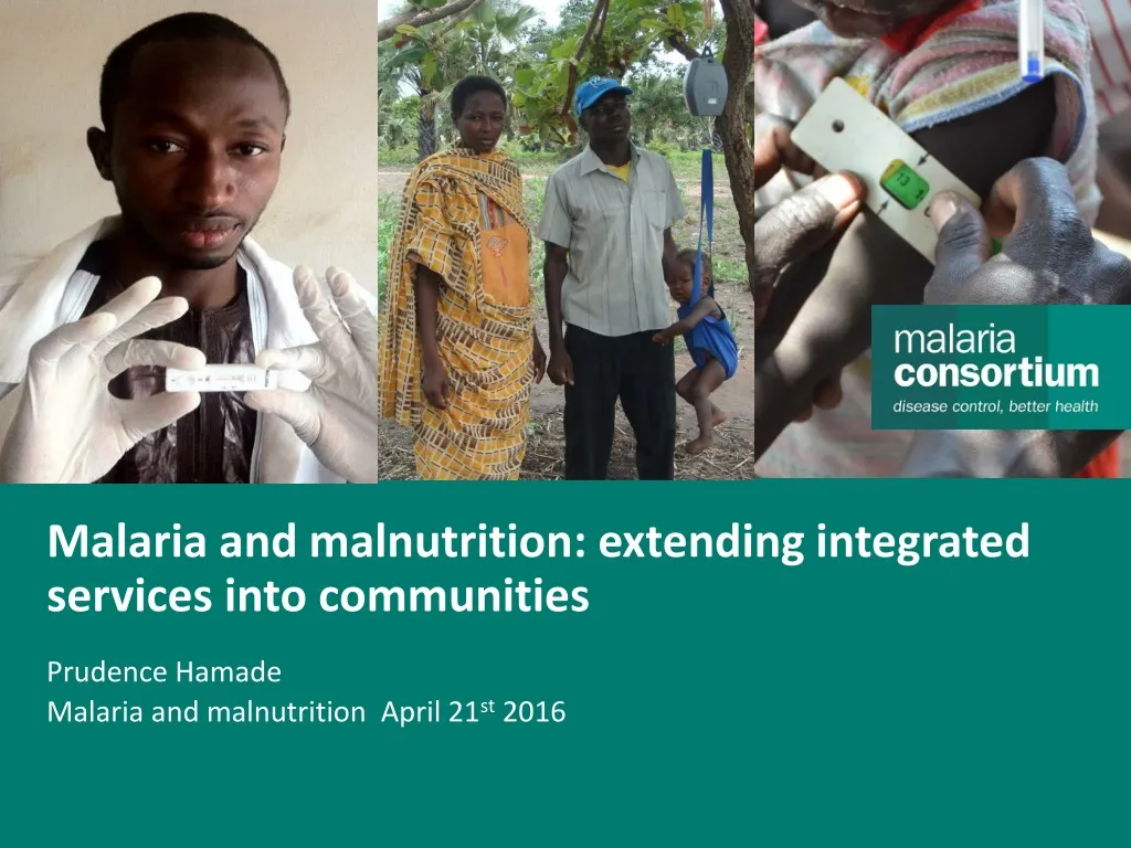 malaria and malnutrition extending integrated services into communities