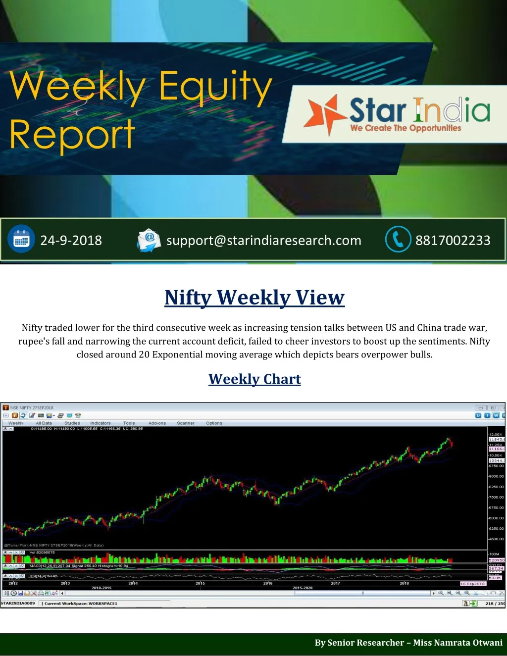 weekly equity report