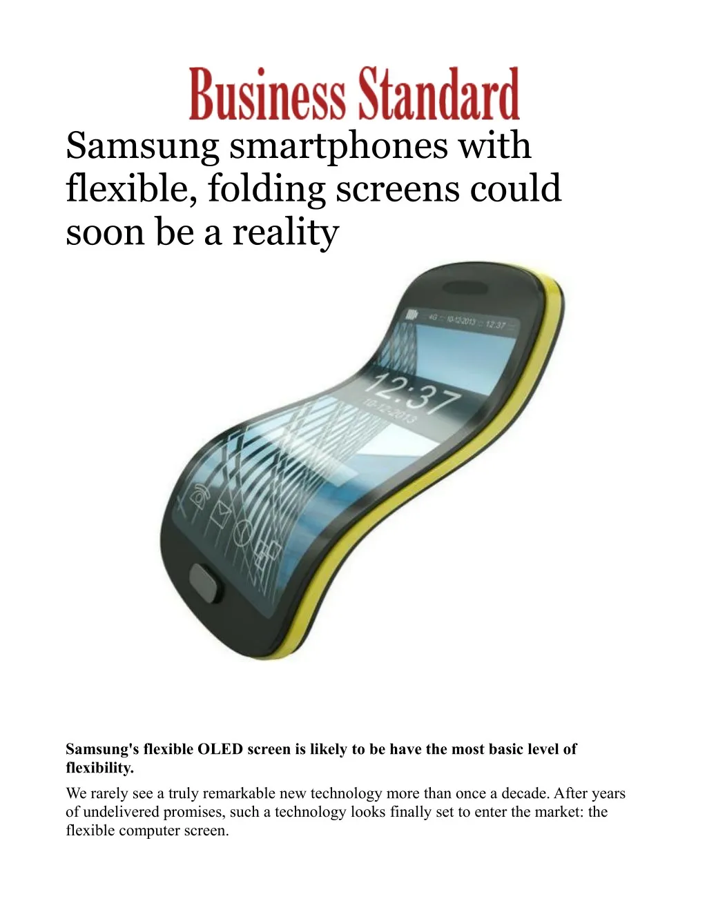 samsung smartphones with flexible folding screens