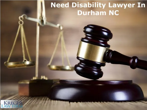 Need Disability Lawyer In Durham NC