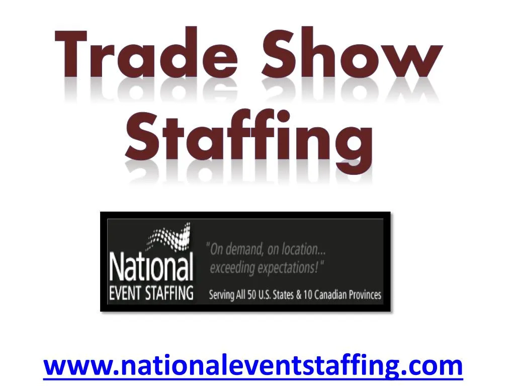 trade show staffing