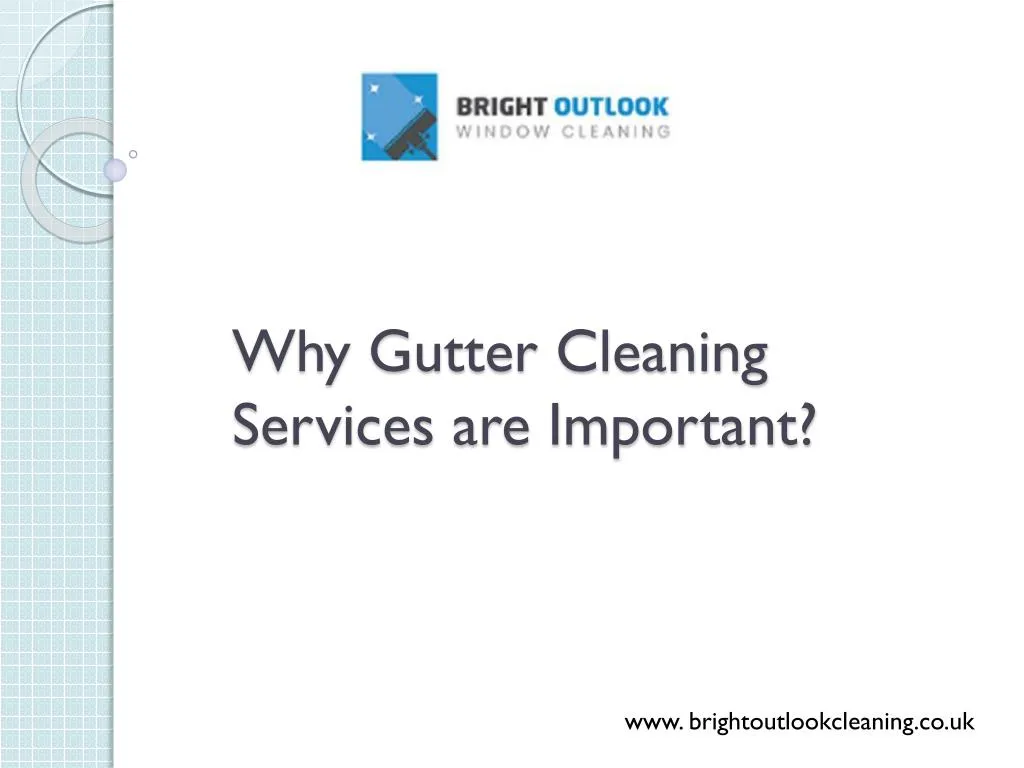 why gutter cleaning services are important