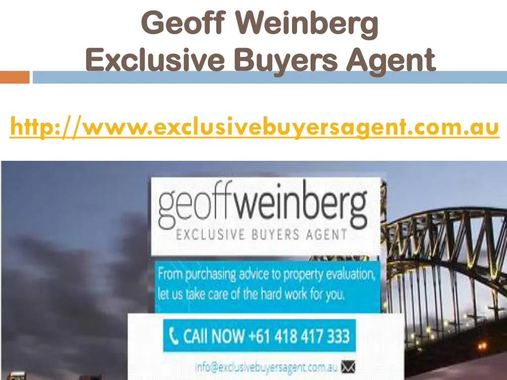 geoff weinberg exclusive buyers agent