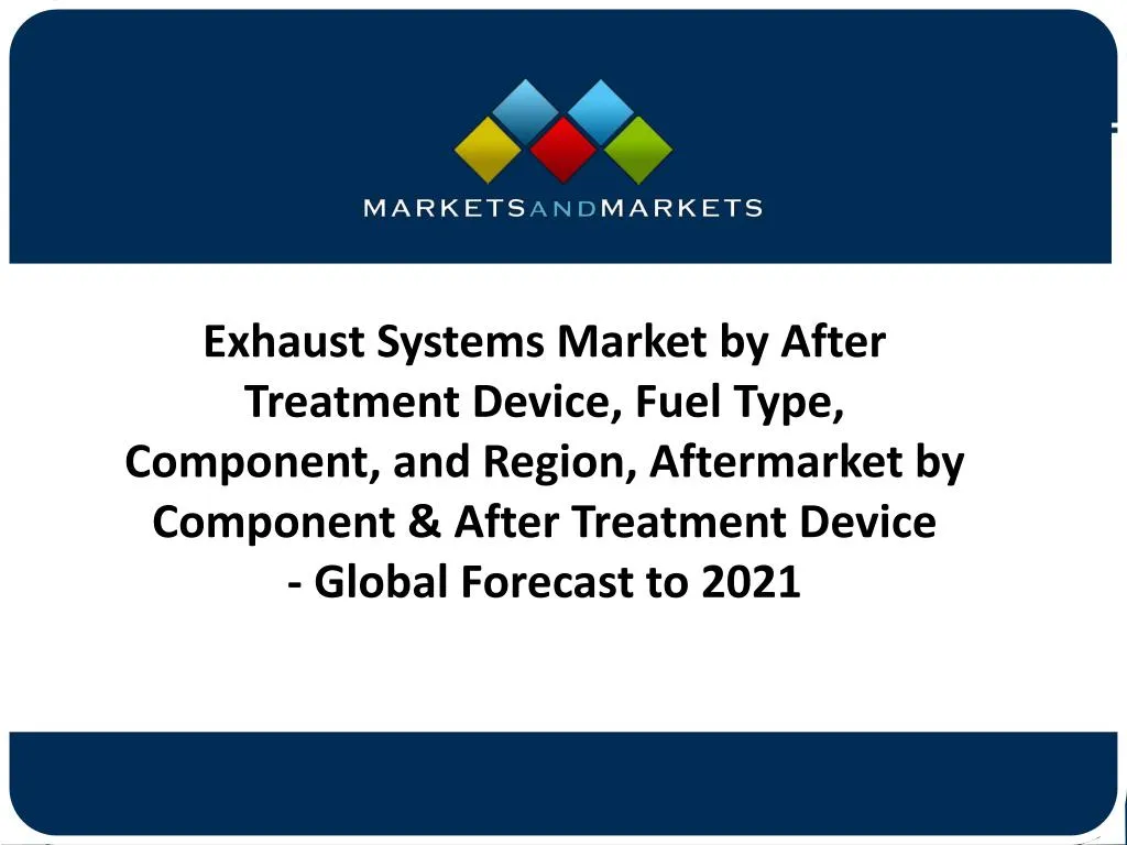 exhaust systems market by after treatment device