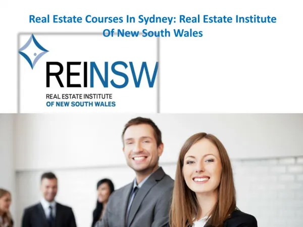 Real Estate Courses In Sydney: Real Estate Institute Of New South Wales