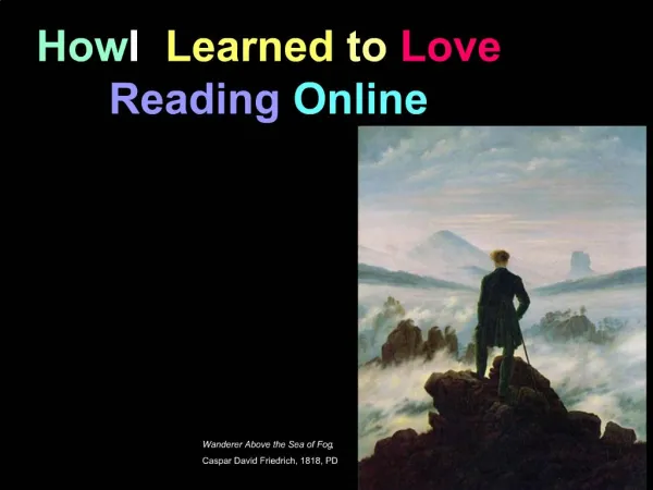 How I Learned to Love Reading Online