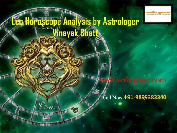 Leo Horoscope Analysis by Astrologer Vinayak Bhatt