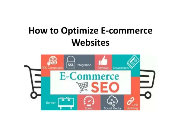 Ecommerce SEO How to Optimize E-commerce Websites