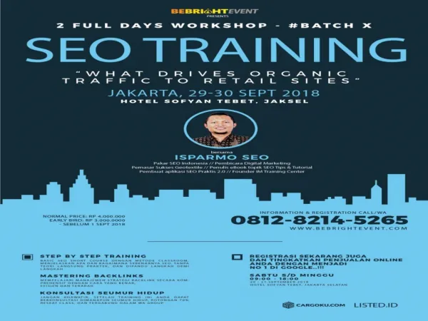 0812-8214-5265 | Provider Training SEO Jakarta
