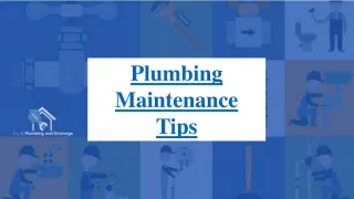 Plumbing maintenance tips - slide 1