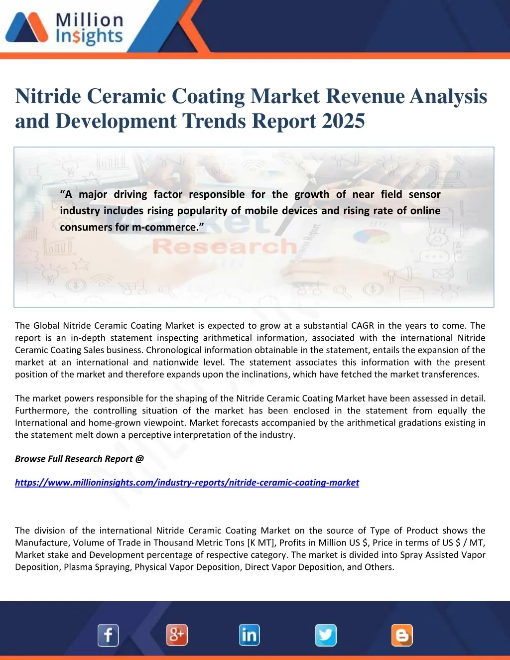 nitride ceramic coating market revenue analysis
