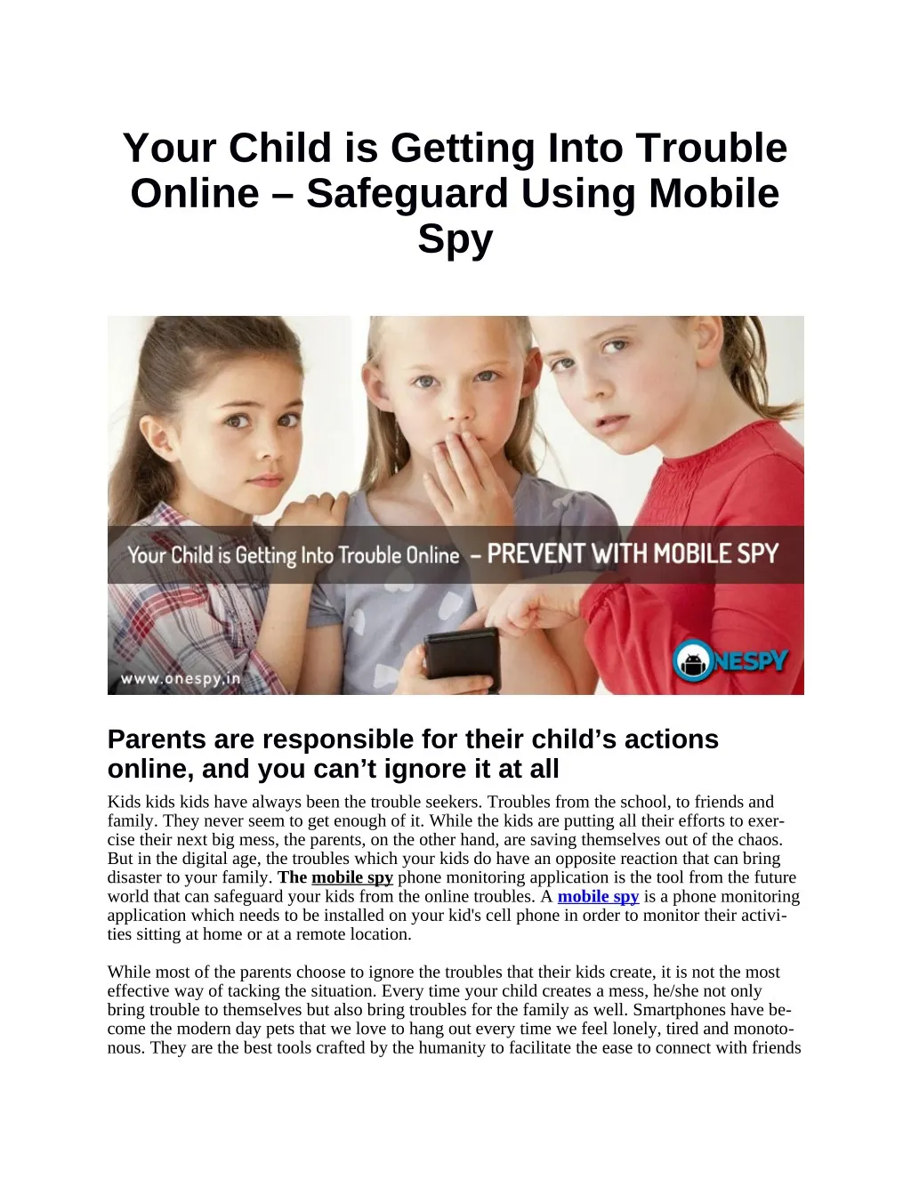 your child is getting into trouble online
