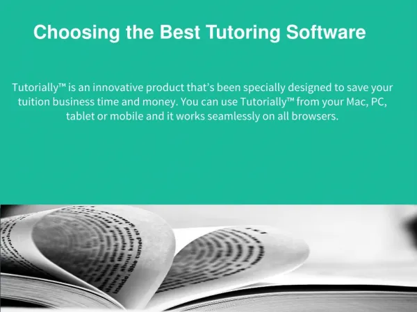 Choosing the Best Tutoring Software