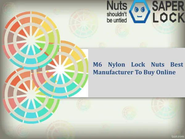 M6 Nylon Lock Nuts Best Manufacturer To Buy Online
