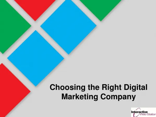 Choosing the Right Digital Marketing Company