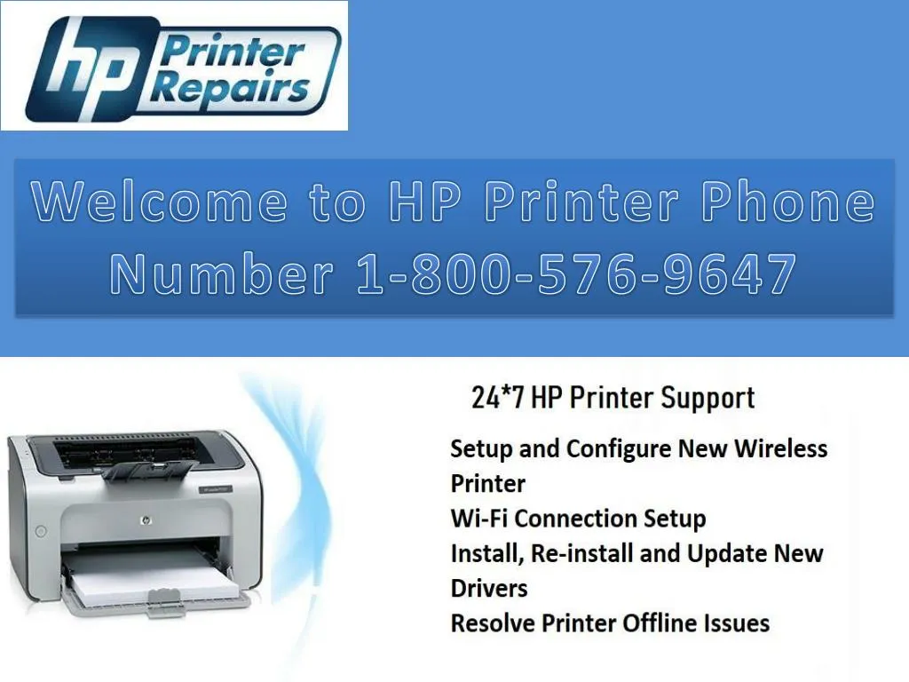 welcome to hp printer phone number 1 800 576 9647