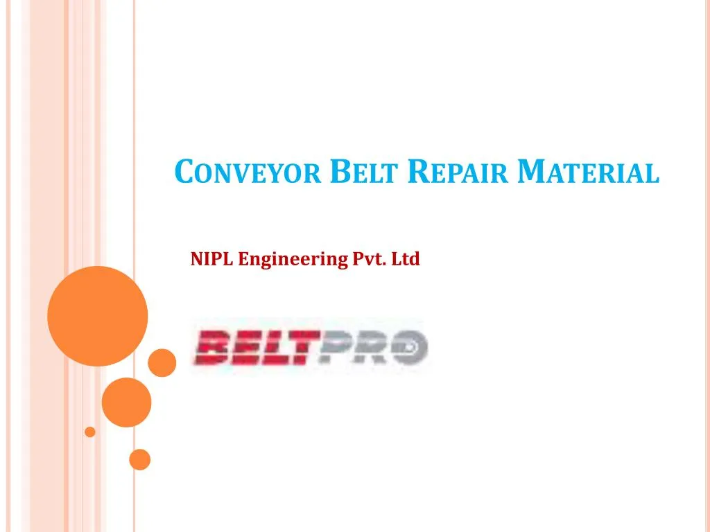 conveyor belt repair material