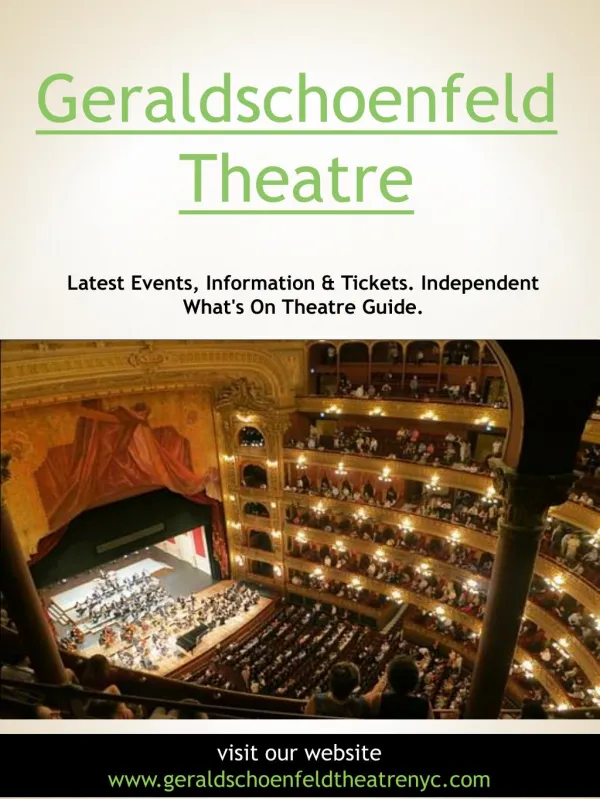 gerald schoenfeld theatre