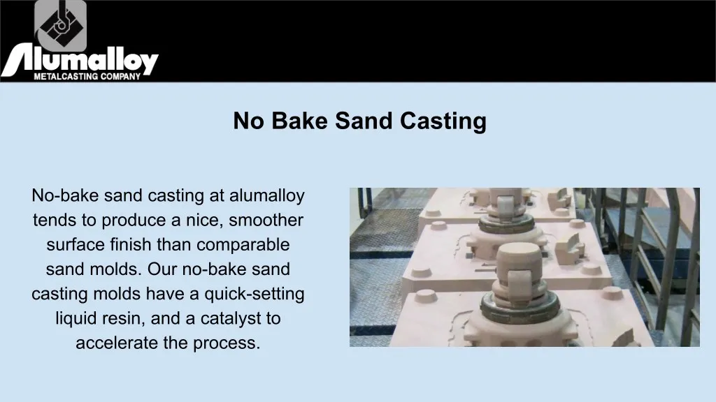 no bake sand casting