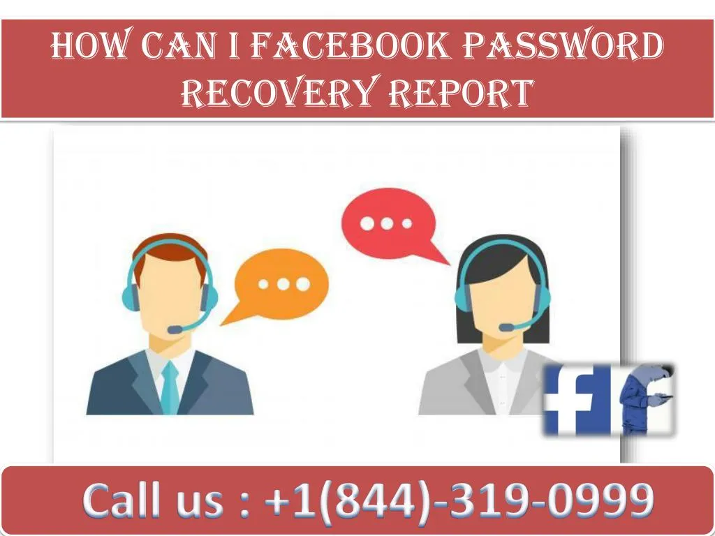 how can i facebook password recovery report