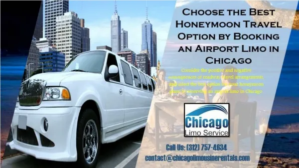 Choose the Best Honeymoon Travel Option by Booking an Airport Limo in Chicago