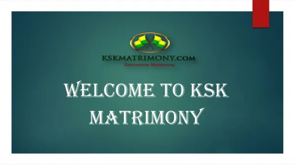 Kamma Matrimonial Service - KSK Matrimony
